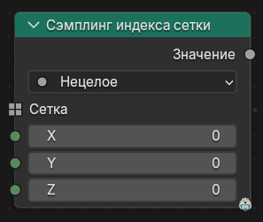 Нода Сэмплинг индекса сетки